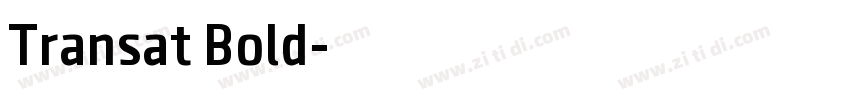 Transat Bold字体转换